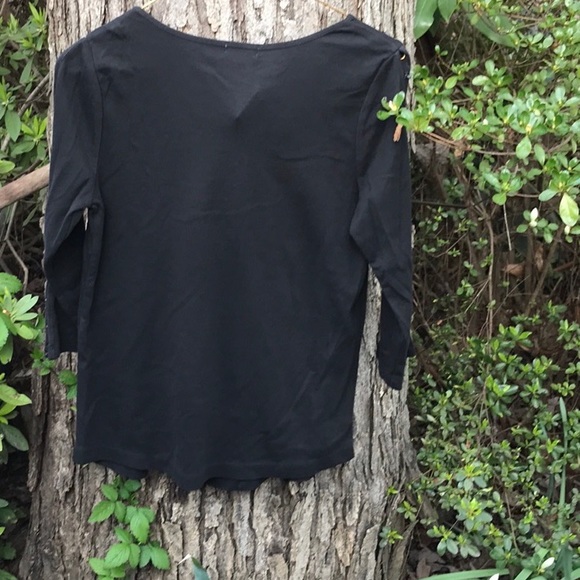 NWT BabyStyle Petite Maternity 3/4 Length Sleeve Tee Hook & Eye Sleeve Close P - Picture 10 of 14